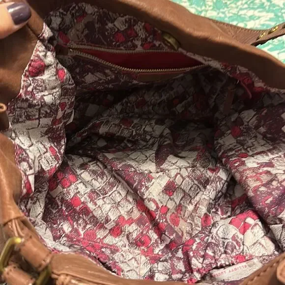 Brown leather bag - Picture 13 of 14